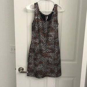 Cheetah print dress